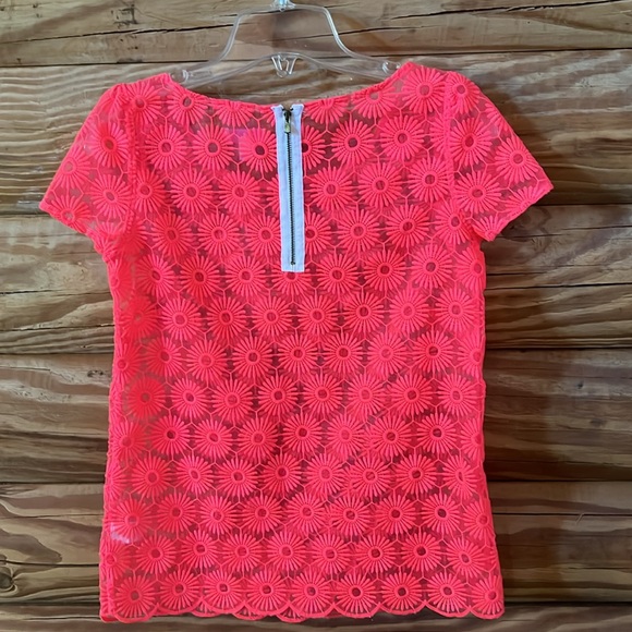 Lilly Pulitzer Sheer Neon Top - Picture 6 of 11